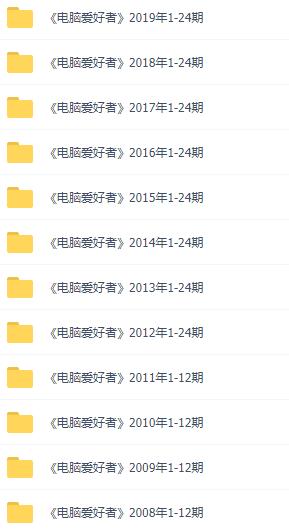 电脑爱好者1993-2019全集